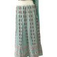 Sea Green - Chiffon Lucknow Lehenga Set - UK Stock - 24h Dispatch - AF2326 TP 0523
