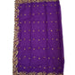 Ladies Net Dupatta / Scarf with Gold Embroidered Border - Mix N Match -  ASM2301 Pp0723