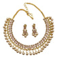 Multi Coloured - Gold Finish Choker Necklace set - Bollywood - Weddings - MSK03 KV 0523