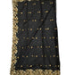 Ladies Net Dupatta / Scarf with Gold Embroidered Border - Mix N Match -  ASM2301 Pp0723