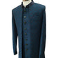 Stunning Double Layered Teal Blue Sherwani -  23VAR01 CP 0523