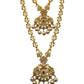 Multi - Gold Finish Double Necklace set - Bollywood - Weddings - MSK35 VT 0523
