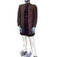 Wine / Maroon - Double Jacket Full Embroidery Sherwani with Trousers -  SHU2305 CP 0523
