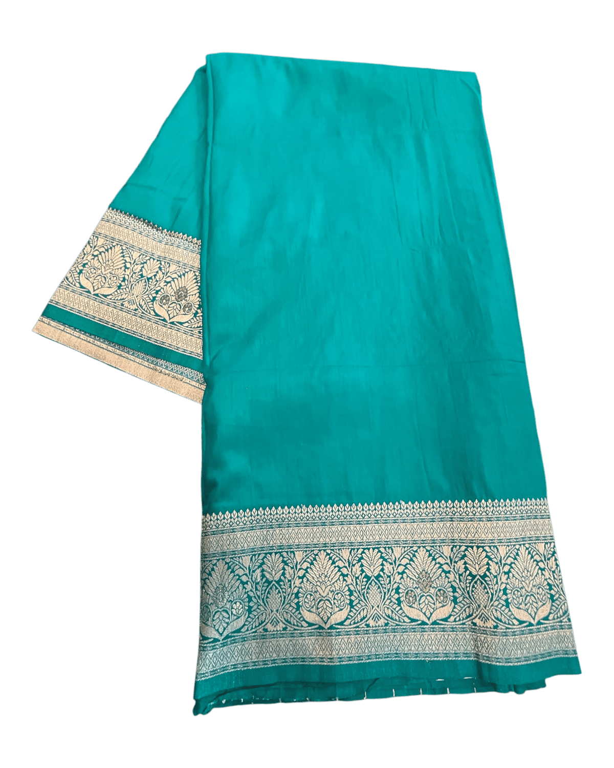 Jade Green - Traditional Handloom Saree with Blouse Piece - UK stock - 24hr Dispatch - SP2630 KP - Prachy Creations