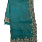 Light Blue - Rich Saree with Stone Work and Blouse Piece - UK stock - 24hr Dispatch - RS2502 TH - Prachy Creations