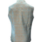 Light Blue / Turquoise - Brocade - Mens Indian Waistcoat - UK Stock - VNS-JKT53 10KK25 - Prachy Creations
