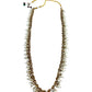Light Pearl - Large Size Antique Gold Finish Long Necklace Set with Earrings - RAK408 KY 0525 - Prachy Creations