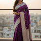 Light Purple - Traditional Handloom Banarasi Sari / Saree - with Blouse Piece - SN2405 11TP24 - Prachy Creations