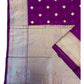 Light Purple - Traditional Handloom Banarasi Sari / Saree - with Blouse Piece - SN2405 11TP24 - Prachy Creations