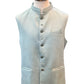 Light Sea Green - PREMIUM Slim Fit Mens BandhGala / Prince / Chinese Collar Open Jacket with inside Waistcoat- Fantastic Fit - CS2506 JA 0625 - Prachy Creations