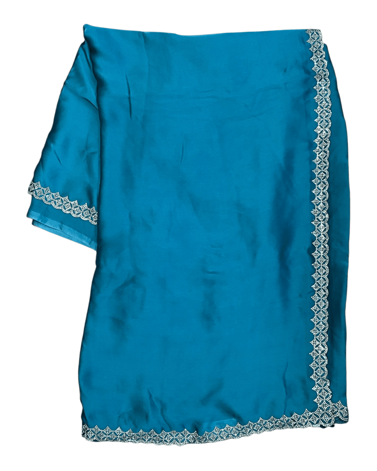 Light Turquoise - Fancy Party Saree with Blouse Piece - UK stock - 24hr Dispatch - SP2623 VY - Prachy Creations