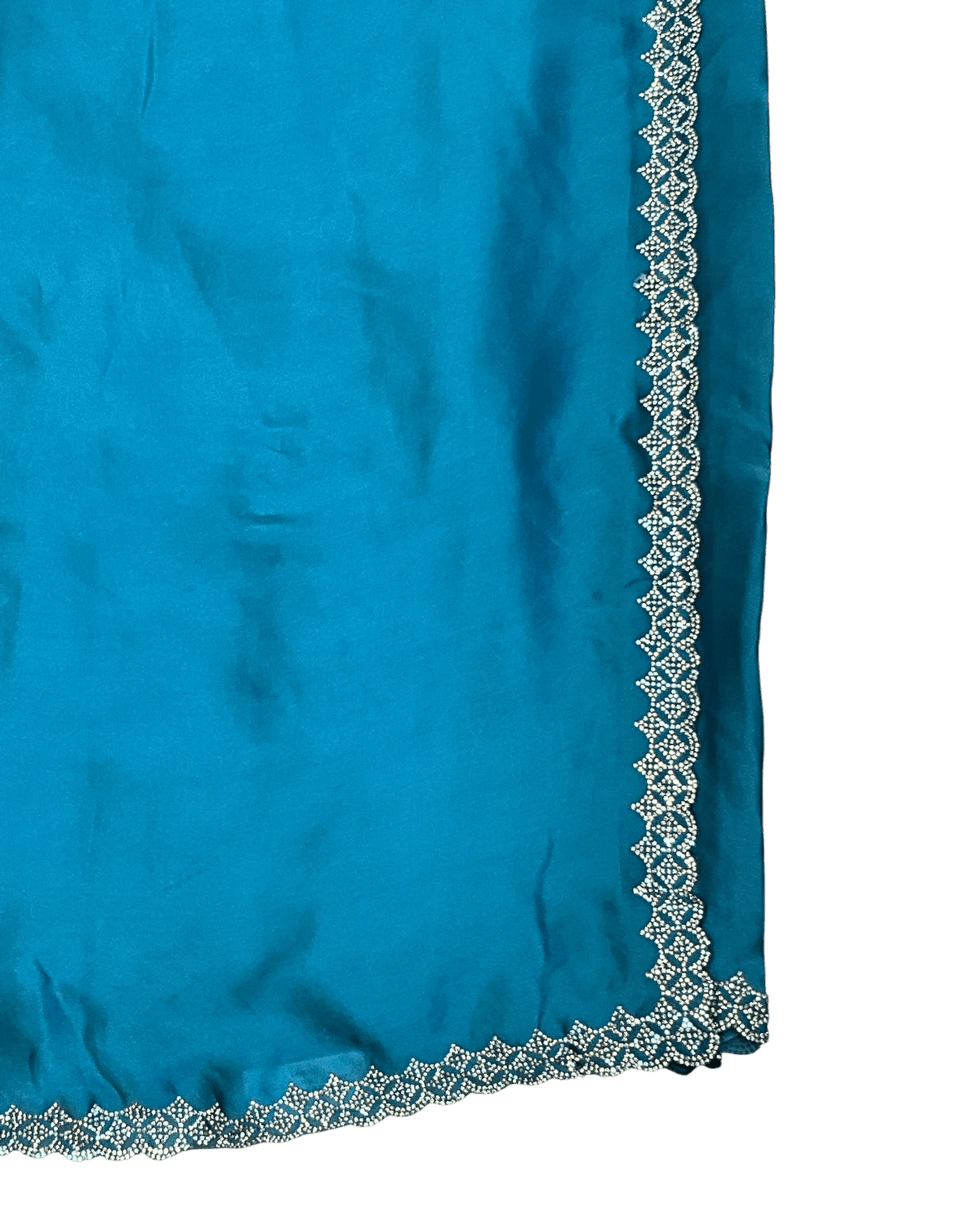 Light Turquoise - Fancy Party Saree with Blouse Piece - UK stock - 24hr Dispatch - SP2623 VY - Prachy Creations