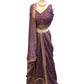 Lilac - Dupion Silk Lehenga Set - Size UK 18 (44" Bust) plus Margin to Loosen - UK Stock - 24h Dispatch - AF2501 JV 1224 - Prachy Creations