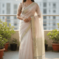 Lilac - Fancy Cotton Silky Saree with Brocade Blouse Piece - UK Stock - 2/3 days Delivery 12KP25 RT411004 - Prachy Creations