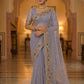 Lilac - Fancy Party Saree with Blouse Piece - UK stock - 24hr Dispatch - SP2618 VH - Prachy Creations