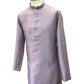 Lilac - Mens Plain Silky Kurta Set with matching smart trousers - Great with Waistcoats YD2320 KJ 0623 - Prachy Creations