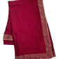 Magenta - Classic Satin Crepe Saree with Stone Work and Blouse Piece - UK stock - 24hr Dispatch - RS2531 VY - Prachy Creations