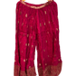 Magenta Fuchsia Pink - Designer Ladies Short Top Palazzo Trousers Suit - Size 10/12 (36"/38") - VMK PIHU AY - Prachy Creations