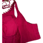 Magenta Fuchsia Pink - Designer Ladies Short Top Palazzo Trousers Suit - Size 10/12 (36"/38") - VMK PIHU AY - Prachy Creations