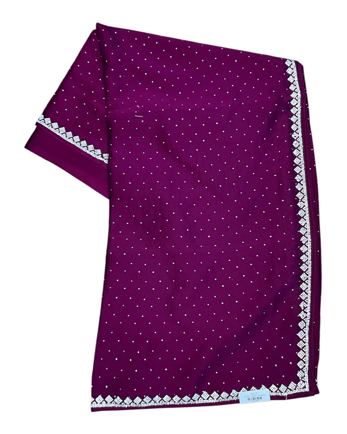 Magenta / Rani - Fancy Party Saree with Blouse Piece - UK stock - 24hr Dispatch - SP2625 VY - Prachy Creations