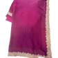 Magenta / Rani - Saree with Thread / Stone Work and Blouse Piece - UK stock - 24hr Dispatch - SP2612 KR - Prachy Creations