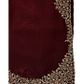 Maroon - Rich Saree with Stone Work Border and Blouse Piece - UK stock - 24hr Dispatch - RS2511 TA - Prachy Creations