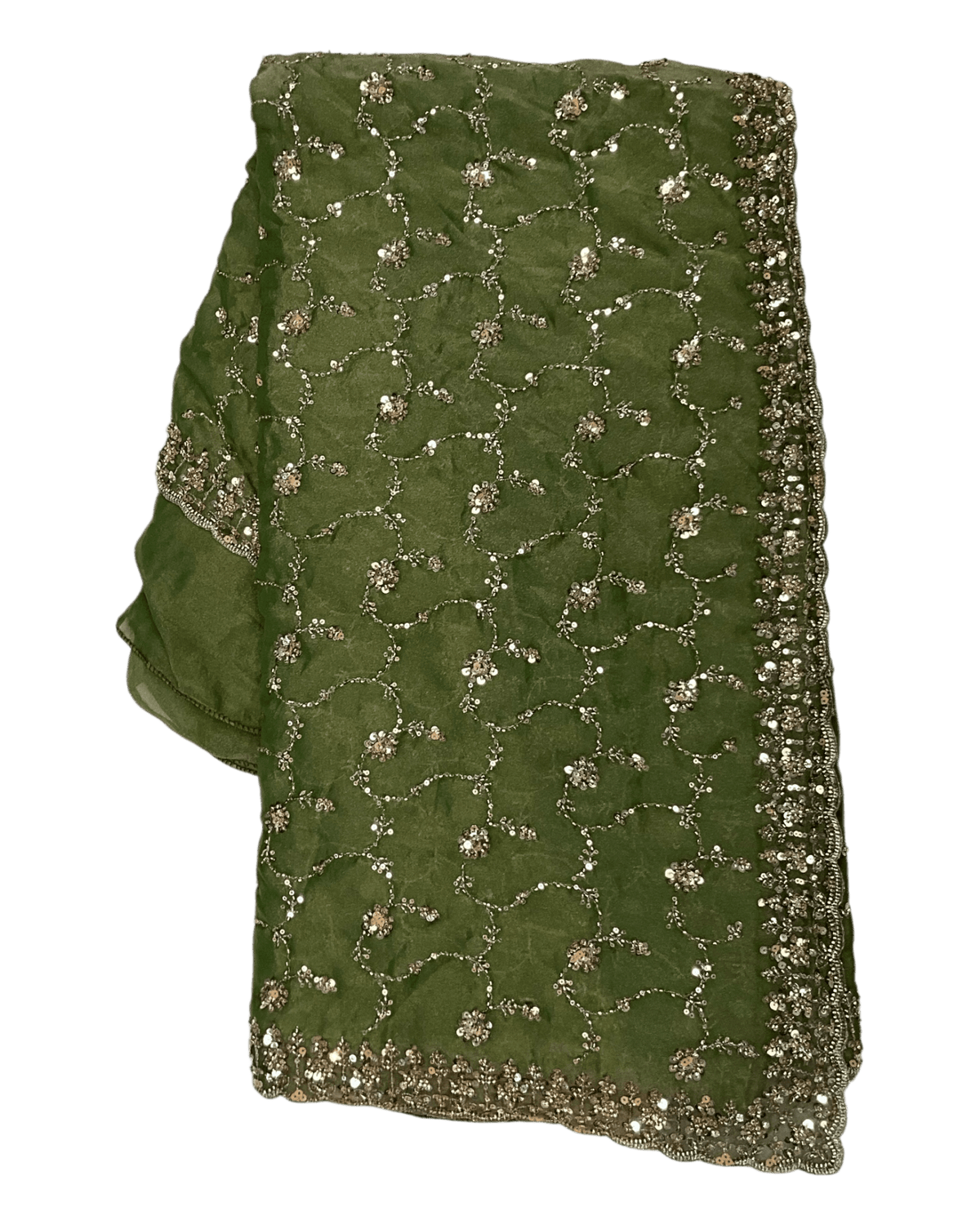 Mint Green - Rich Bridal Saree with Allover Embroidery and Blouse Piece - UK stock - 24hr Dispatch - RS2519 JT - Prachy Creations