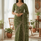 Mint Green - Rich Bridal Saree with Allover Embroidery and Blouse Piece - UK stock - 24hr Dispatch - RS2519 JT - Prachy Creations