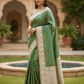 Mint Green - Traditional Handloom Banarasi Sari / Saree - with Blouse Piece - SN2405 11TP24 - Prachy Creations