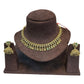 Multi Coloured - Small Size Antique Gold Finish Necklace Set - AE2506 C 0525 - Prachy Creations