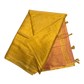 Mustard Yellow - Classic Plain Cotton Silky Fancy Saree with Blouse Piece - UK Stock - 2/3 days Delivery 12KV25 RP513 - Prachy Creations