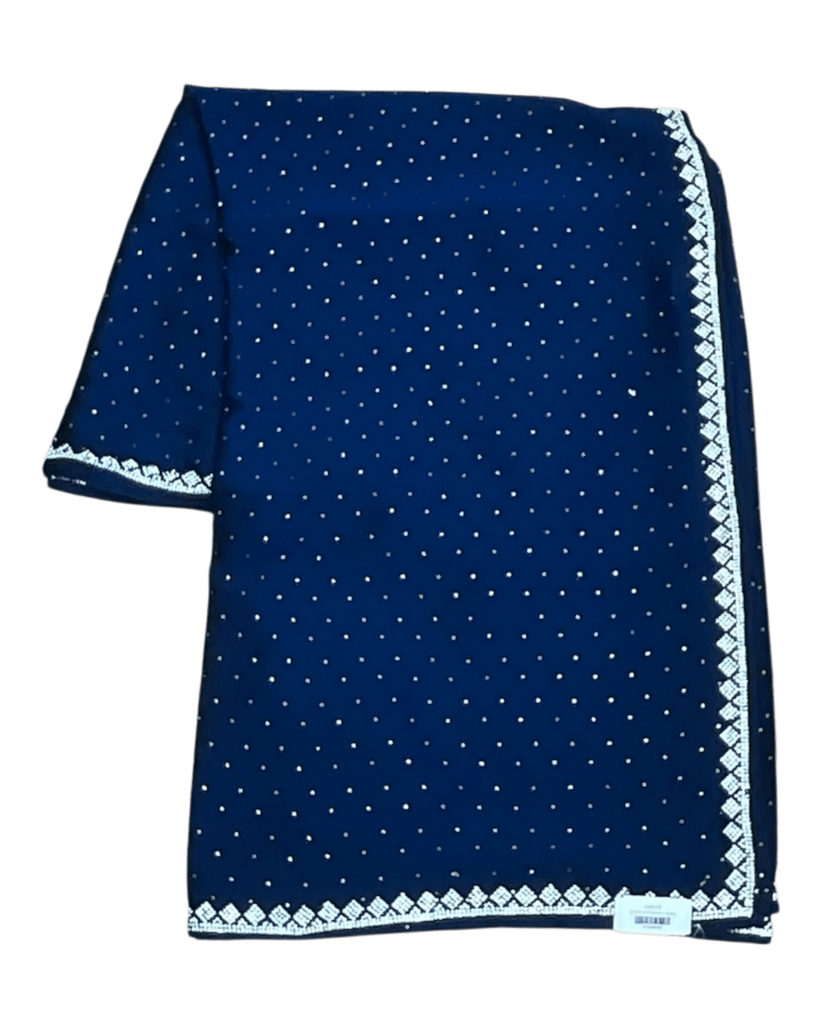 Navy Blue - Fancy Party Saree with Blouse Piece - UK stock - 24hr Dispatch - SP2625 VY - Prachy Creations