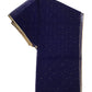 Navy Blue - Ladies Net Dupatta with Gold Lace Border & Diamante - Mix N Match - VC2501 T0125 - Prachy Creations