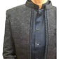 Navy Blue - PREMIUM Slim Fit Mens BandhGala / Prince / Chinese Collar Open Jacket with inside Waistcoat- Fantastic Fit - CS2508 PP 0325 - Prachy Creations