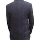Navy Blue - PREMIUM Slim Fit Mens BandhGala / Prince / Chinese Collar Open Jacket with inside Waistcoat- Fantastic Fit - CS2508 PP 0325 - Prachy Creations