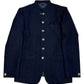 Navy Blue- PREMIUM Slim Fit Mens Self Brocade BandhGala / Prince / Chinese Collar Jacket - Fantastic Fit - VNS-JOD6097-30 10TP25 - Prachy Creations