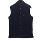 Navy Blue - Rich Lucknowi Sequins Mens Waistcoat - Bollywood - KCS4009 VY 0324 - Prachy Creations