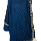 Navy Blue - Rich Saree with Stone Work and Blouse Piece - UK stock - 24hr Dispatch - RS2514 VC - Prachy Creations