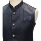 Navy Blue - Rich Suiting Material Mens Indian Waistcoat - Amazing Fit - Great Quality - YD2420 KC 0824 - Prachy Creations