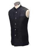 Navy Blue - Rich Suiting Material Mens Indian Waistcoat - Amazing Fit - Great Quality - YD2423 KC 0824 - Prachy Creations