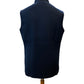 Navy Blue - Self Brocade - Premium Suede Feel Mens Indian Waistcoat - UK Stock - 24 hr Dispatch - VNS-JKT697/30 10KP25 - Prachy Creations