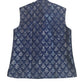Navy Blue - Sequins Embroidered Indian Mens Waistcoat / Bandi - Bollywood - CS2401 KP 0524 - Prachy Creations