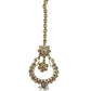 Neutral Gold - Antique Gold Finish Large Size Tika Head Piece - Indian Ladies Fashion Jewellery - AE2440 11T24 - Prachy Creations