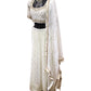 Off White / Cream Fully Embroidered Lehenga Set - Size 18 - UK Stock - 24h Dispatch - KTC2423 TT 0124 - Prachy Creations