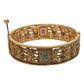 Openable - Antique Gold Finish Hand Crafted Rajasthani Kada Bangle (Single) - Mix N Match - SB1128 J - Prachy Creations
