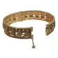 Openable - Antique Gold Finish Hand Crafted Rajasthani Kada Bangle (Single) - Mix N Match - SB1128 J - Prachy Creations