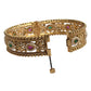 Openable - Gold Finish Hand Crafted Rajwadi Kada Bangle (Single) - Mix N Match - SB1132 J - Prachy Creations