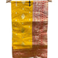 Orange with Red border - Handloom - Cotton Silky Banarasi Saree with Blouse Piece - RP84004 10KP25 - Prachy Creations