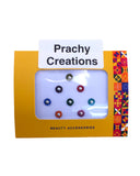 Pack of 8 Round Mixed Colour Bindis in Medium Size- 24 hrs dispatch from UK ST2420 24ap04 - Prachy Creations