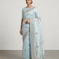 Pastel Sky Blue - Fancy Party Saree with Blouse Piece - UK stock - 24hr Dispatch - SP2602 VH - Prachy Creations